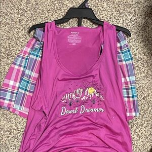 New pajama set women’s 2X shirts shirt set